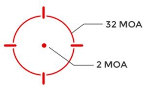Holosun HS507K-X2 Red Dot Pistol Sight 2MOA Dot/ 32MOA Ring - Image 4